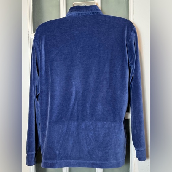 J. CREW Velour Polo Shirt - Picture 2 of 5